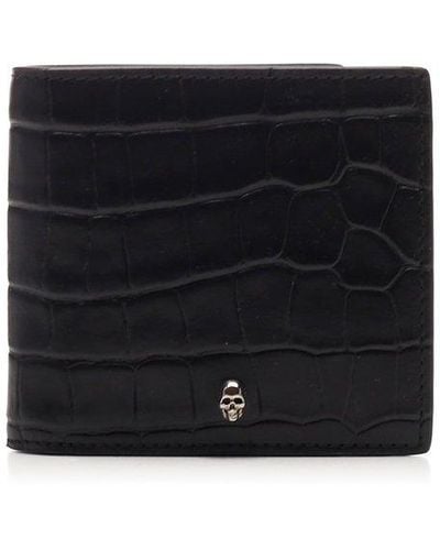 Alexander McQueen Black Bifold Wallet
