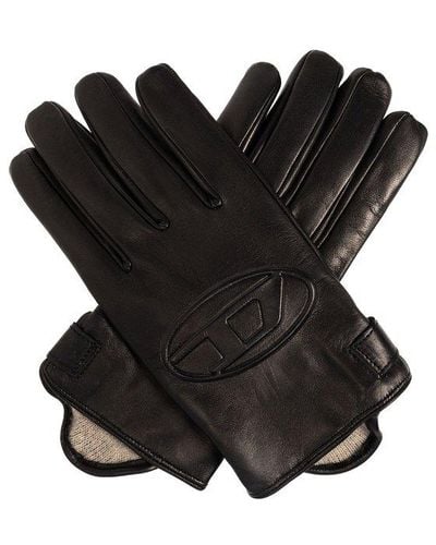 DIESEL 'g-reies' Gloves, - Black
