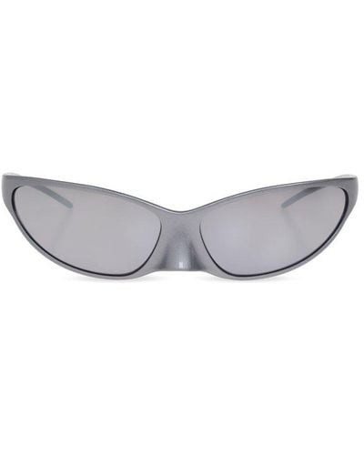 Balenciaga Wrap-around Sunglasses - Grey