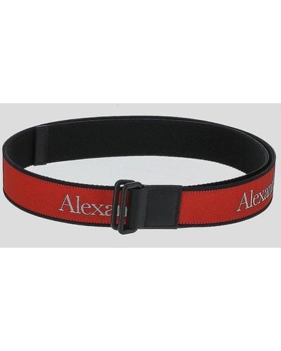 Alexander McQueen Camera Belt - Red