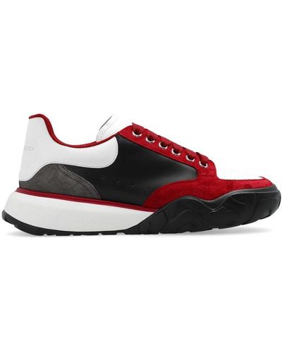 Alexander McQueen Trainers With Logo - Red