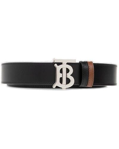 Burberry Black Reversible Belt