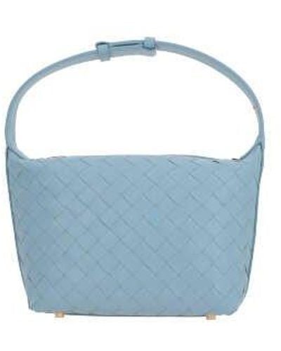 Bottega Veneta Mini Wallace Shoulder Bag - Blue