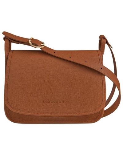 Longchamp Le Foulonne Crossbody Bag - Brown