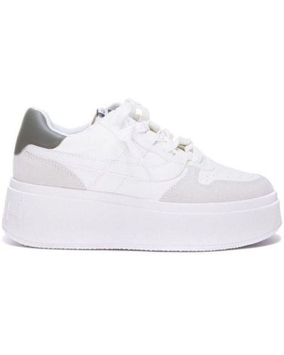 Ash Match Lace-up Sneakers - White