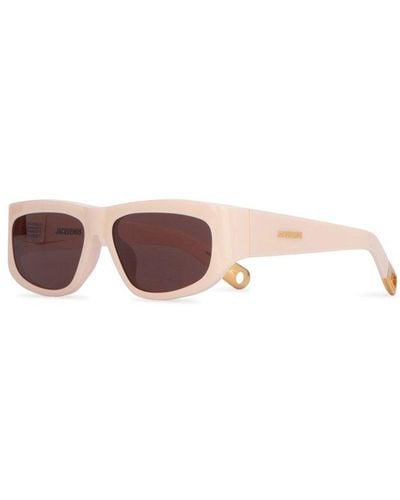 Jacquemus Rectangle Frame Sunglasses - Pink