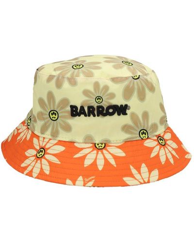 Barrow Logo-embroidered Flower-printed Bucket Hat - Green