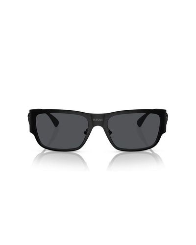 Versace Square Frame Sunglasses - Gray