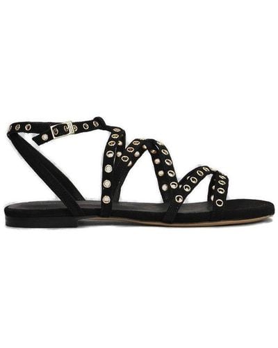 Isabel Marant Lipa Ankle Strap Sandals - Black