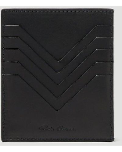 Rick Owens Square Card Holder - Black