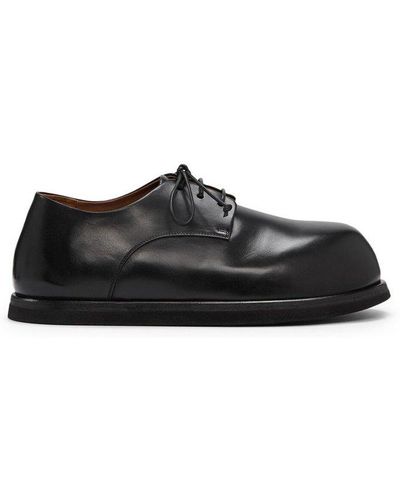 Marsèll Gigante Round Toe Lace-up Shoes - Black