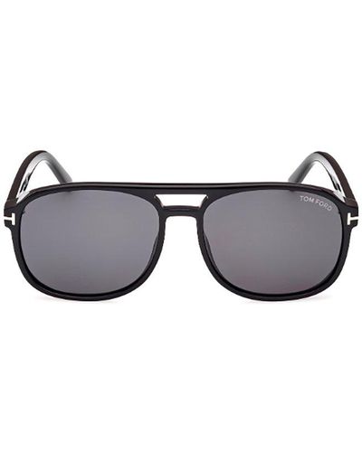 Tom Ford Aviator-frame Sunglasses - Black