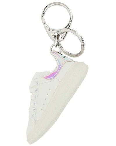 Alexander McQueen Sneaker Charm Key Ring - White