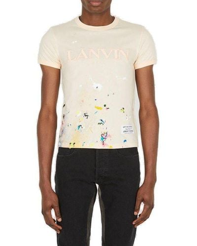 Lanvin X Gallery Dept. Logo Embroidered T-shirt - Multicolor