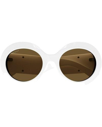 Gucci Round Frame Sunglasses - Multicolor