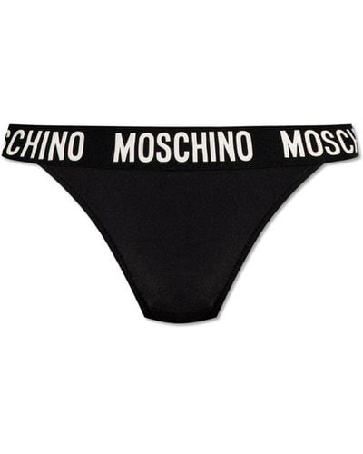Moschino Swimsuit Bottom - Black