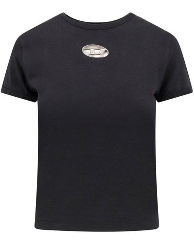 DIESEL T-shirt `t-uncutie-long-od`, - Black