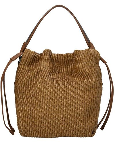Brunello Cucinelli 'bucket' Handbag - Brown