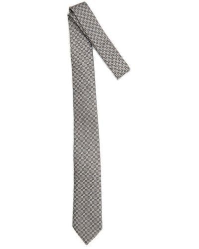 Dior Logo Patch Tie - White