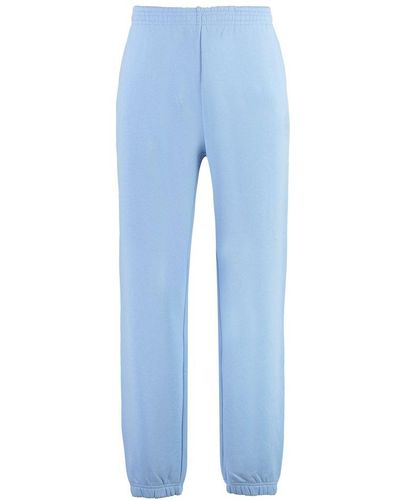 Sporty & Rich Lacoste X - Cotton Track-pants - Blue