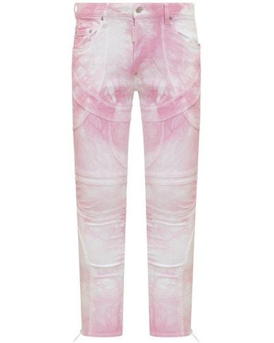 DSquared² Tie-dyed Jeans - Pink