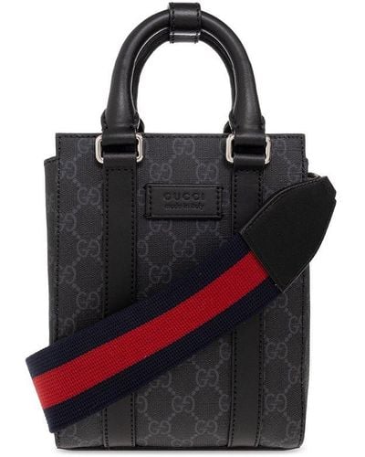 Gucci GG Supreme Tote Bag - Black