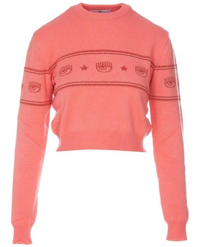 Chiara Ferragni Logomania Sweater - Red