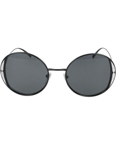BVLGARI Round Frame Sunglasses - Grey