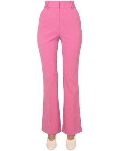 Boutique Moschino High Waist Flared Trousers - Pink