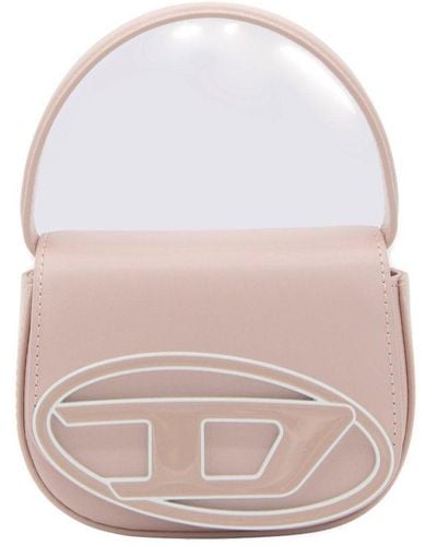 DIESEL Mini 1dr Xs Foldover Top Handbag - Pink