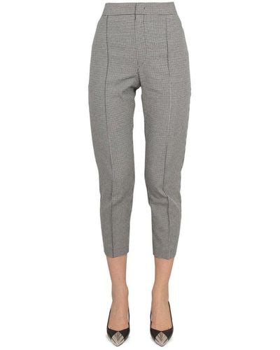 Isabel Marant Sioliran Cropped Pants - Gray