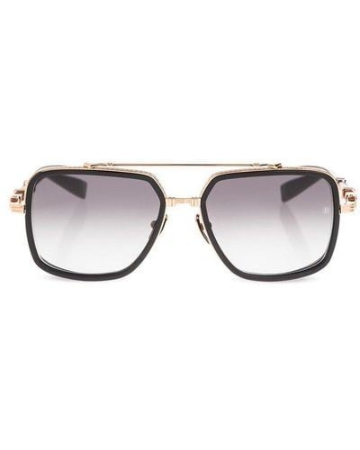 BALMAIN EYEWEAR Bps 108e Square Frame Sunglasses - Black