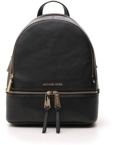 MICHAEL Michael Kors Rhea Zipped Medium Backpack - Black