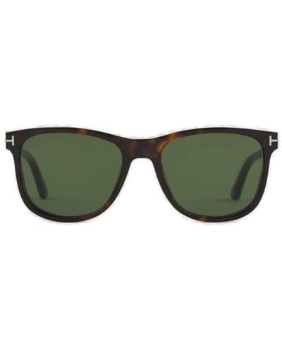 Tom Ford Sinatra Rectangular Sunglasses - Green