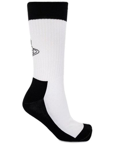 Vivienne Westwood Socks With Logo - Black