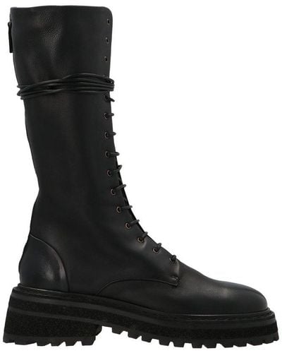 Marsèll Carro Combat Boots - Black