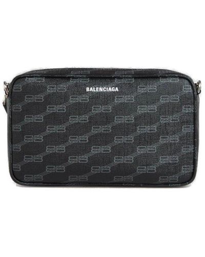Balenciaga Signature Medium Camera Bag - Black