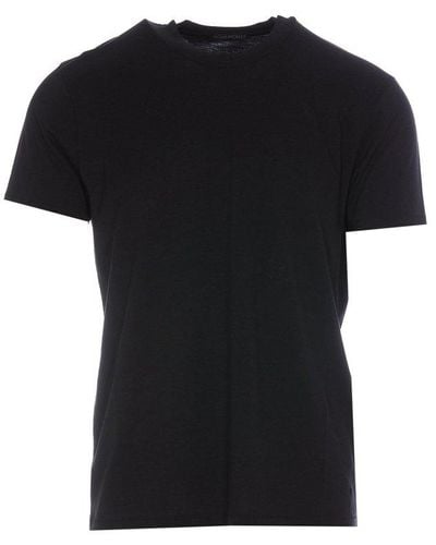 Tom Ford Crewneck Short-sleeved T-shirt - Black