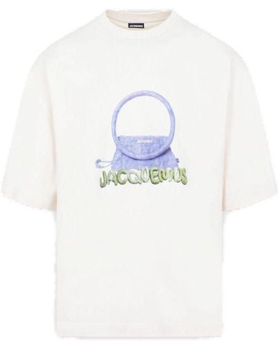 Jacquemus Graphic Printed Crewneck T-shirt - White