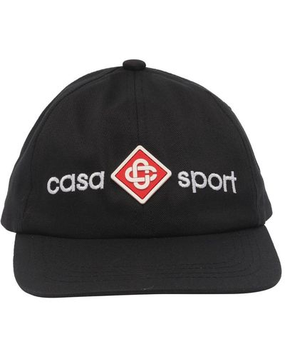 CASABLANCA Casa Sport Logo Cap Hat - Black