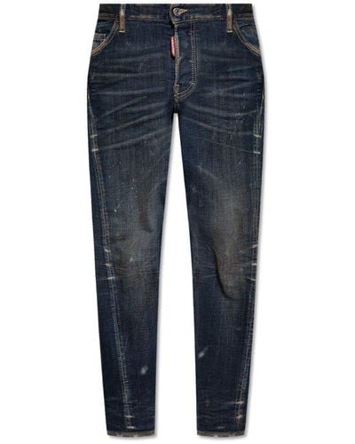 DSquared² Sexy Twist Distressed Jeans - Blue