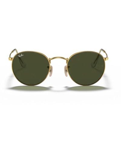 Ray-Ban Round Frame Sunglasses - Green