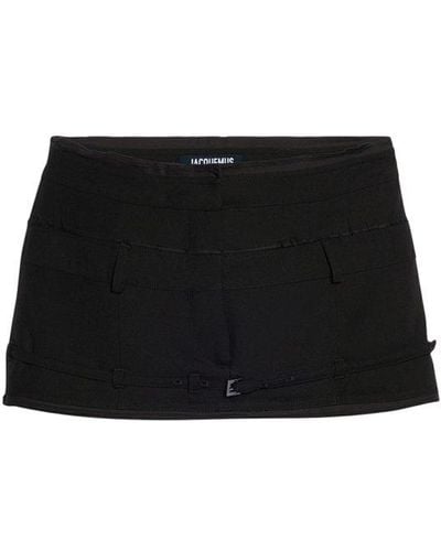Jacquemus Mini Skirts - Black