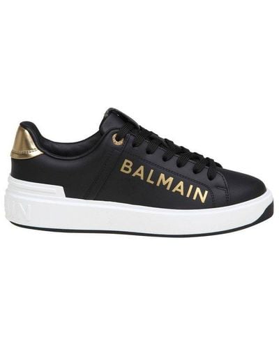 Balmain B-court Sneakers - Black