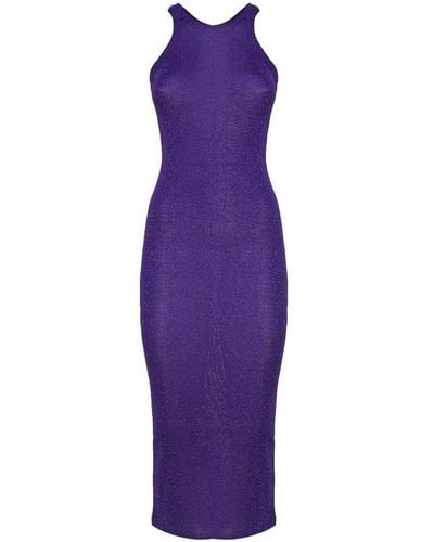 Sportmax Deruta Midi Dress - Purple