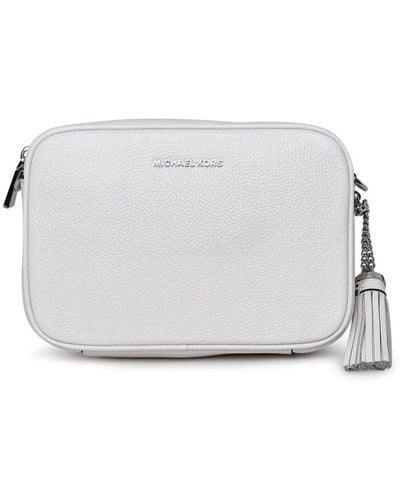 MICHAEL Michael Kors Leather Ginny Bag - White