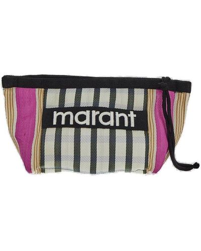 Isabel Marant Powden Pouch Bag - White