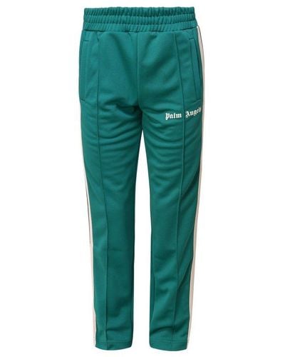 Palm Angels Side Striped Track Trousers - Green