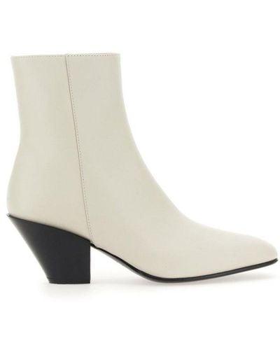 Roberto Festa Allyk Zip-up Ankle Boots - White