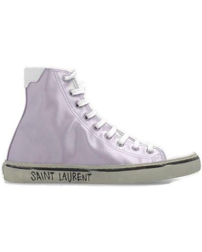 Saint Laurent 'malibu' Sneakers - Purple